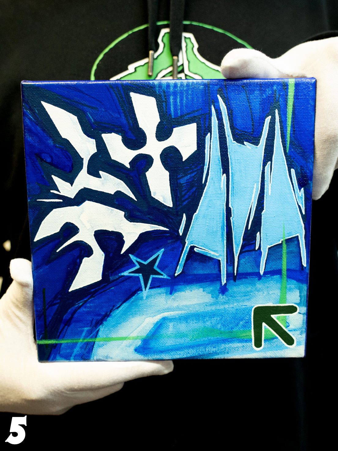SMALL GRAFF SQUARE PAINTING