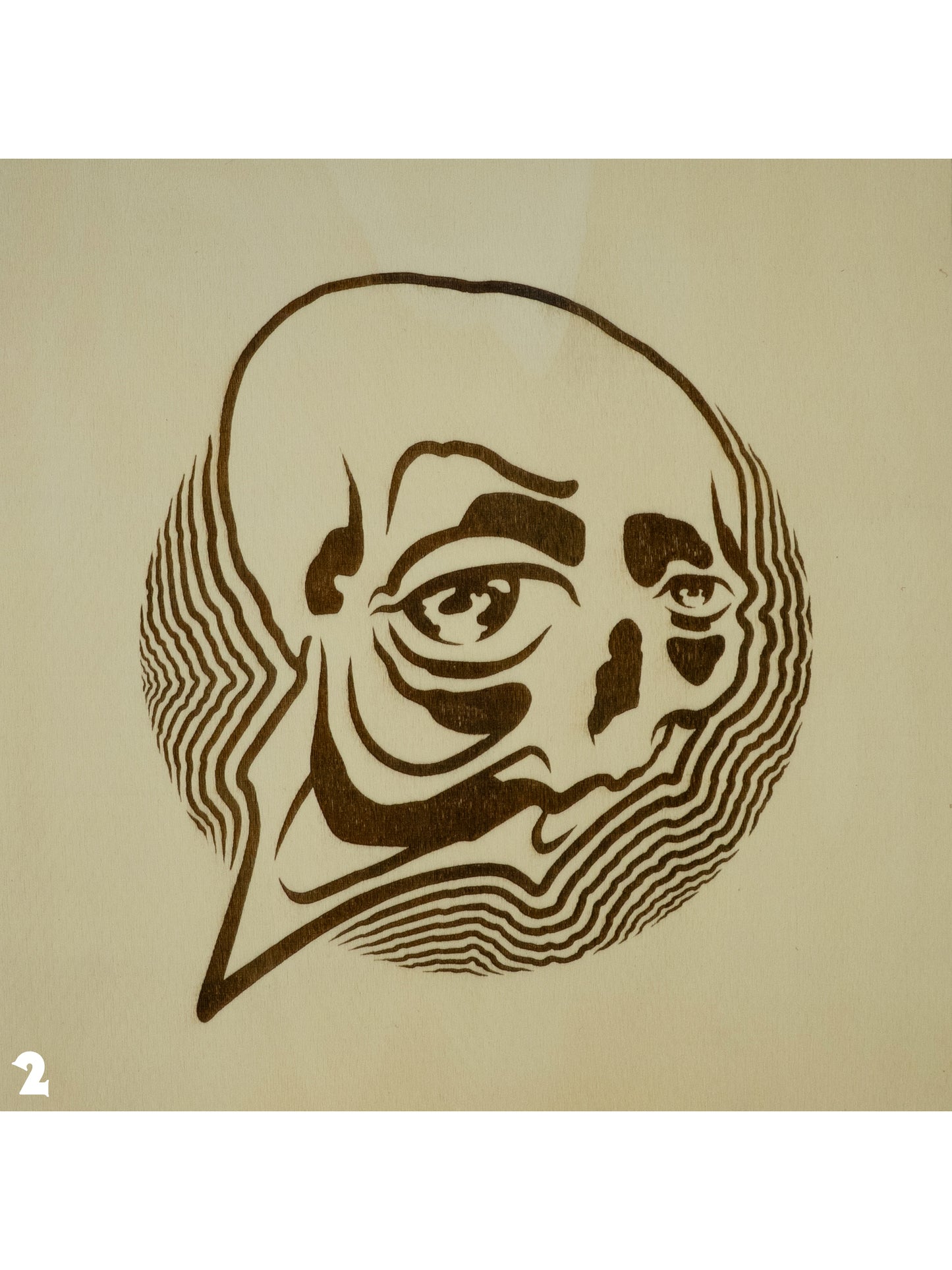 LASER ENGRAVED WOOD PANEL