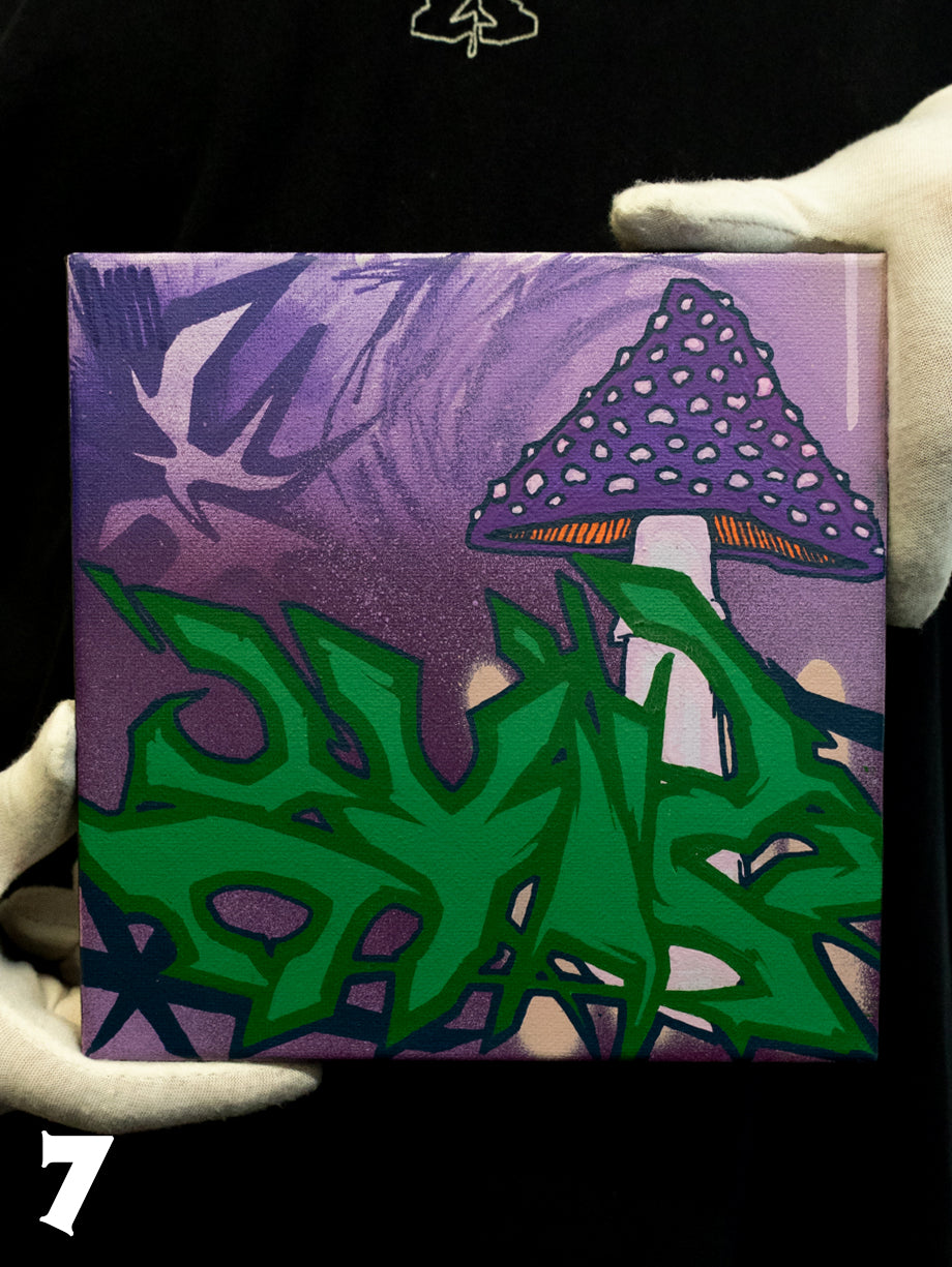 SMALL GRAFF SQUARE PAINTING