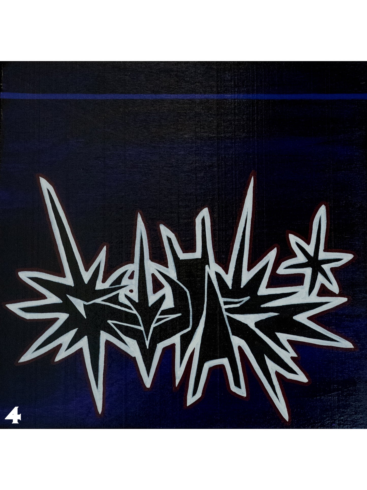 WOOD PANEL GRAFFITI PAINTING
