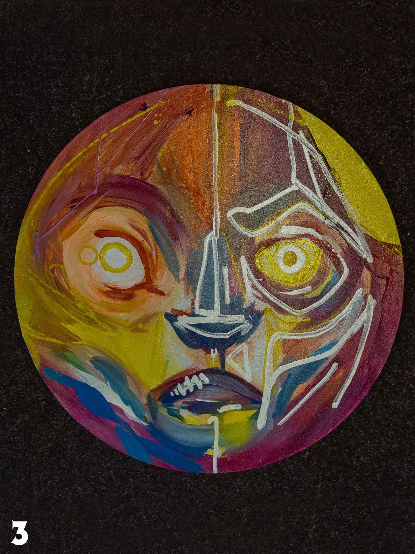 UNTITLED CIRCULAR PAINTING