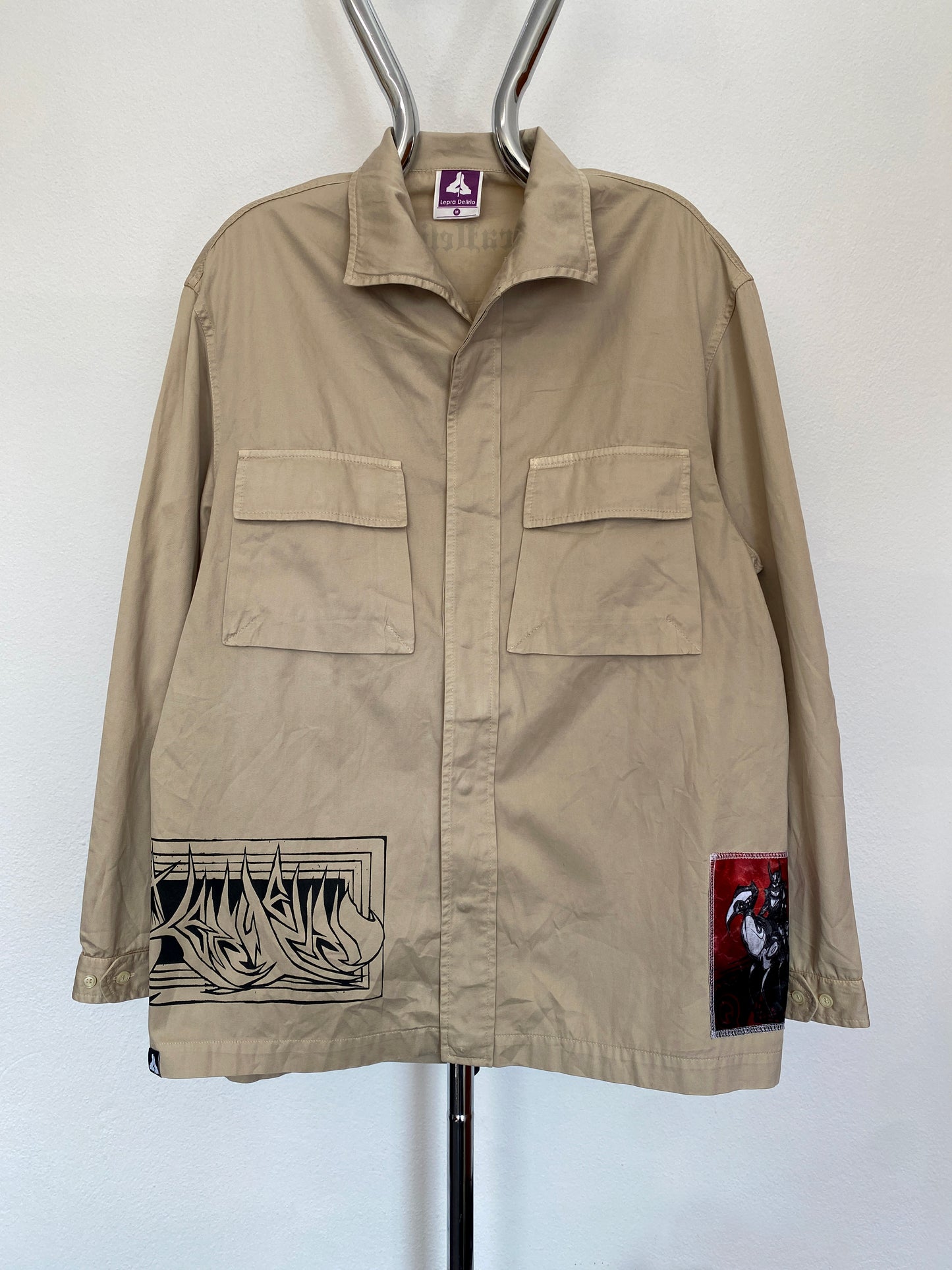 BEIGE LIGHT DEMON JACKET