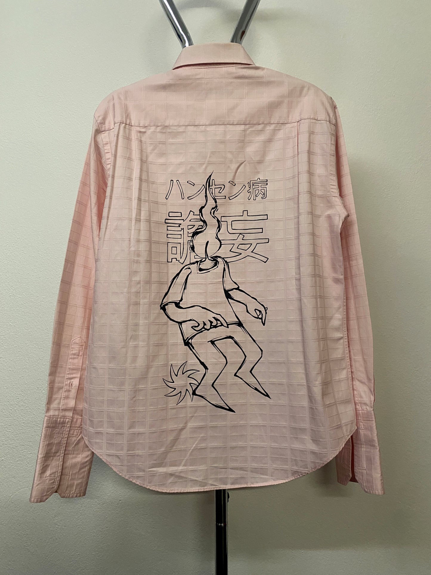 PINK BURNOUT SHIRT