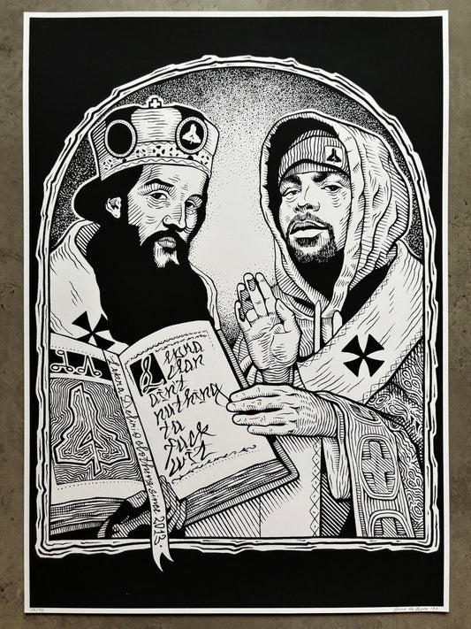 ST. CYRIL AND METHOD MAN PRINT