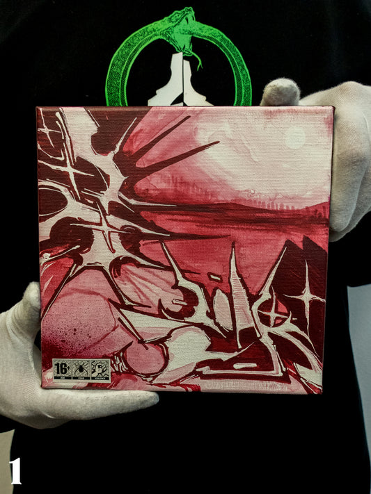 SQUARE GRAFFITI SMALL PAINTING