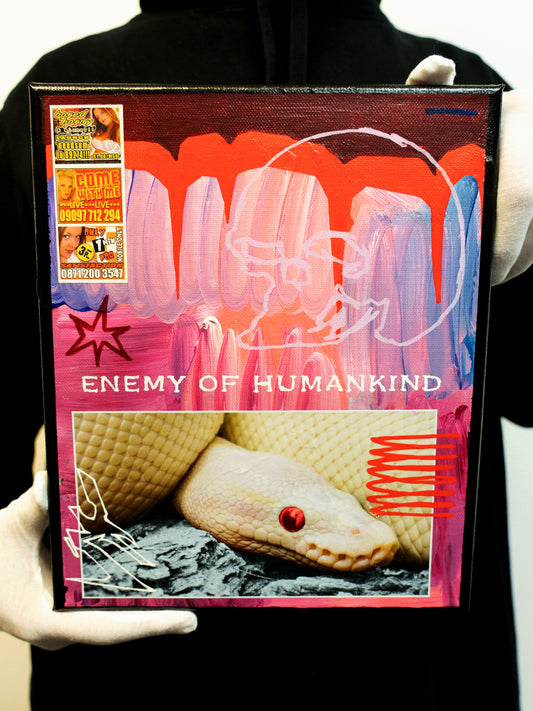 UNTITLED MIX MEDIA PAINTING