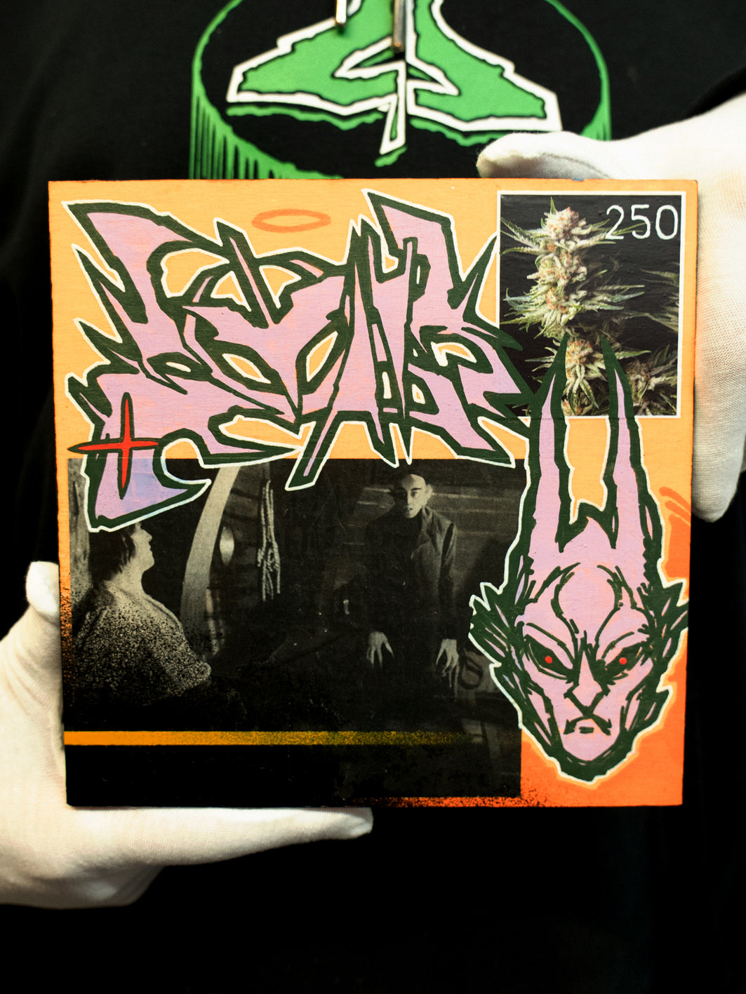 NOSFERITTI WOOD PANEL PAINTING