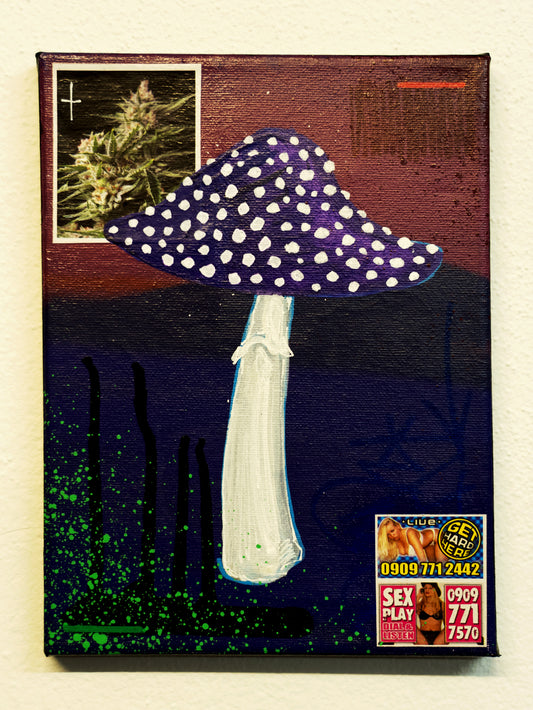 SMALL UNTITLED AMANITA PAINTING