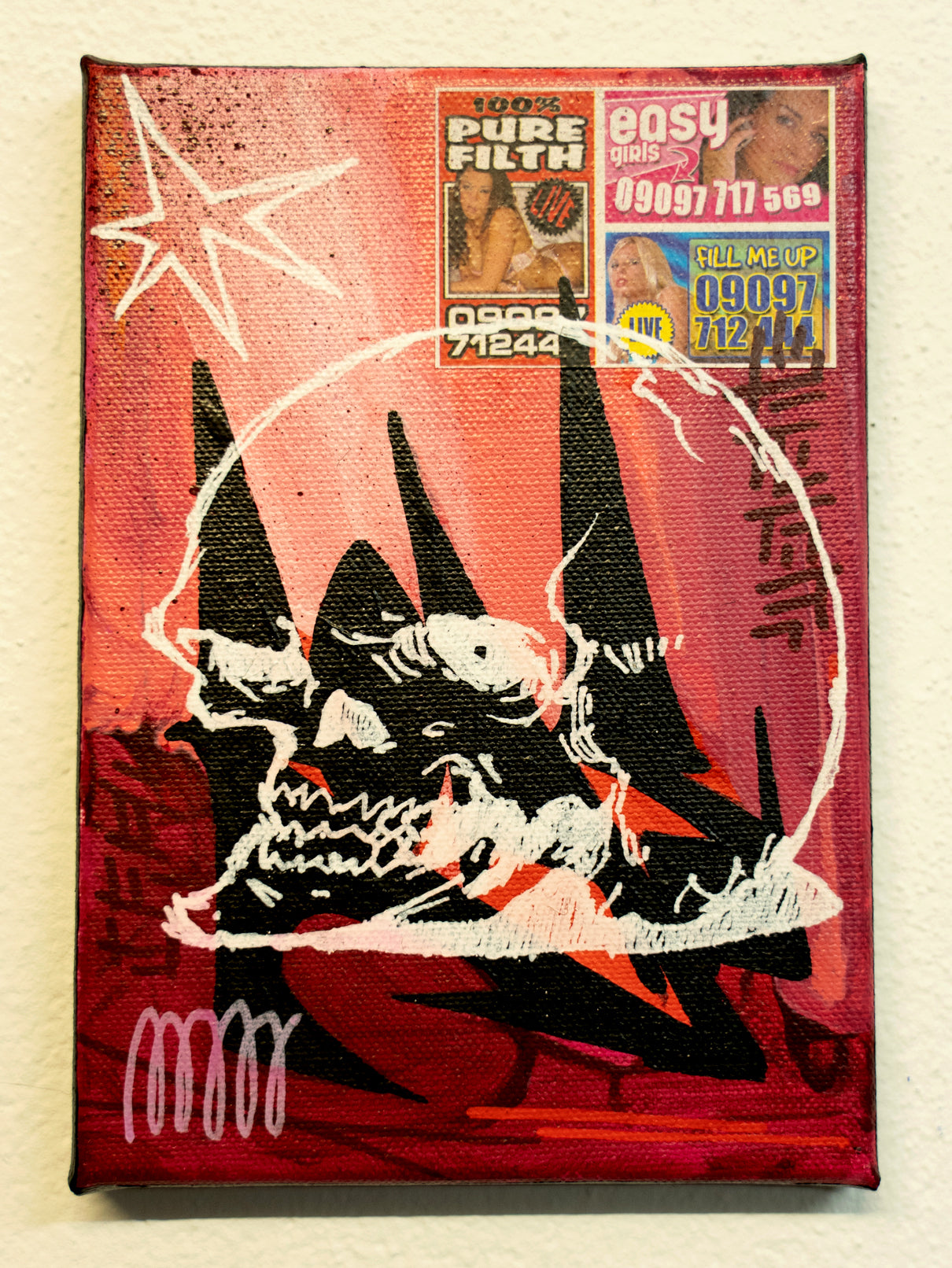 SMALL UNTITLED SKULL PAINTING