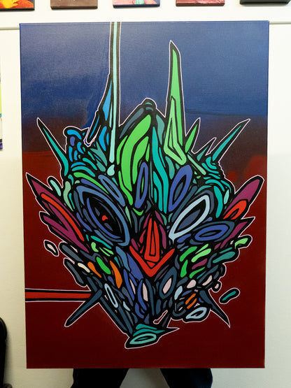 BIG UNTITLED MASK PAINTING