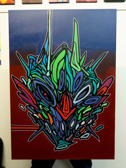 BIG UNTITLED MASK PAINTING