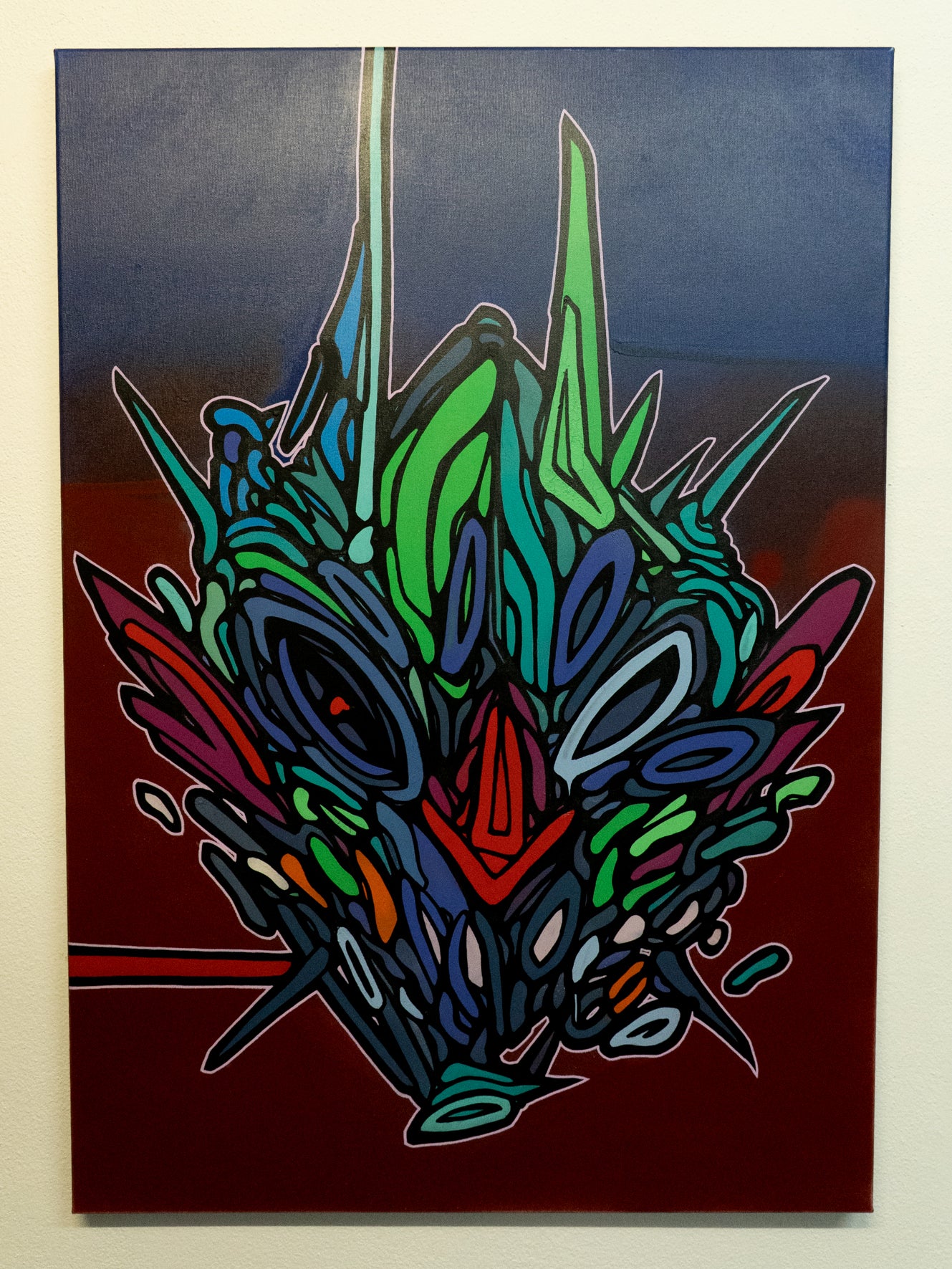 BIG UNTITLED MASK PAINTING