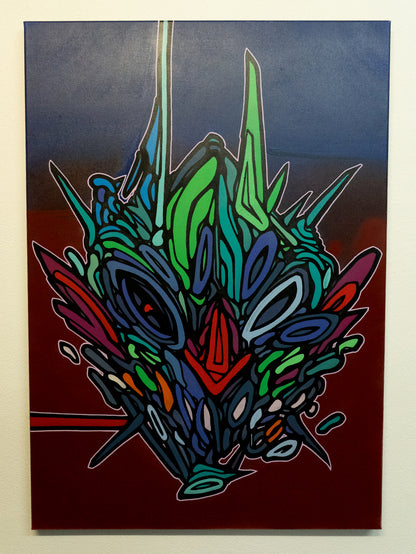 BIG UNTITLED MASK PAINTING