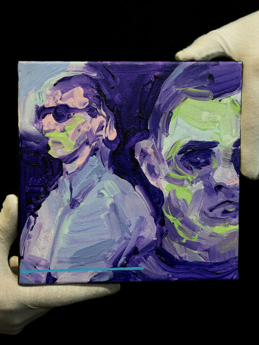 UNTITLED ACRYLIC SMALL PAINTING