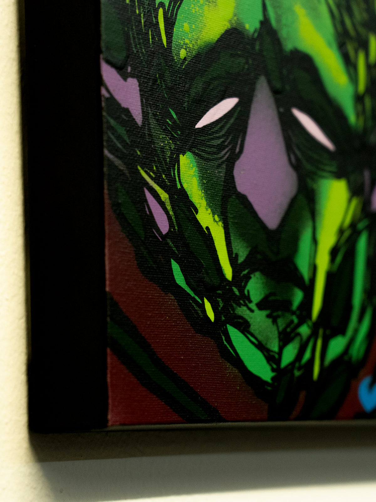 UNTITLED DEMON SQUARE PAINTING