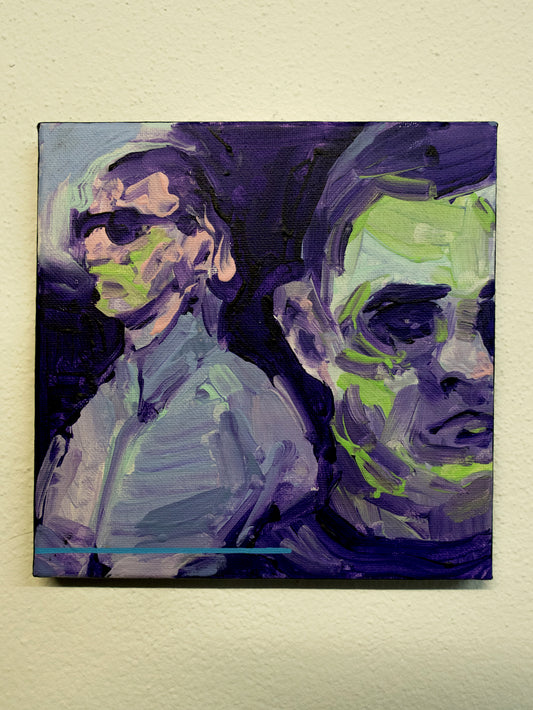 UNTITLED ACRYLIC SMALL PAINTING