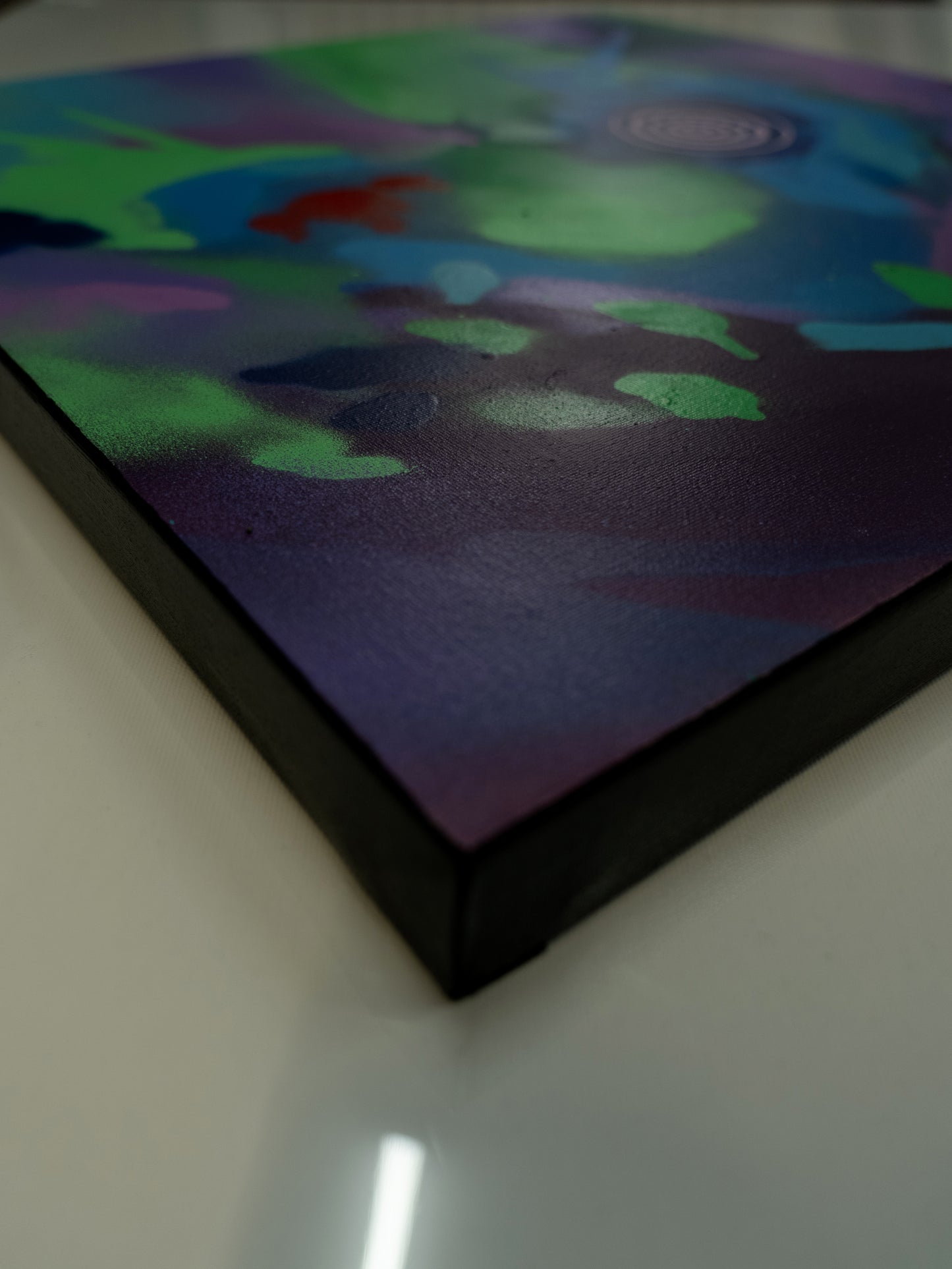 DEEP EDGE UNTITLED SQUARE PAINTING