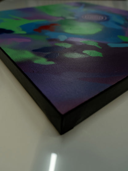 DEEP EDGE UNTITLED SQUARE PAINTING