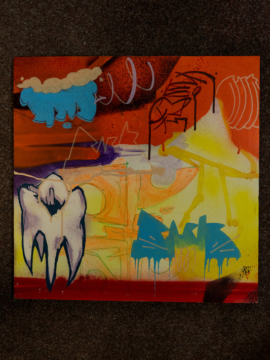 BACK x BOAR SQUARE PAINTING