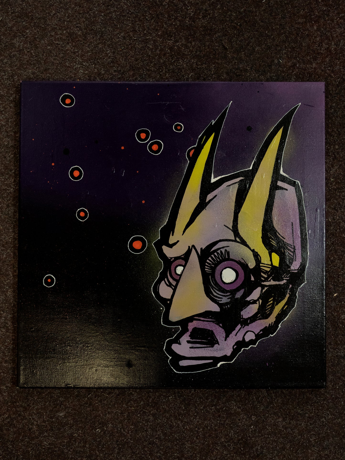 PIT DEMON PAINTING