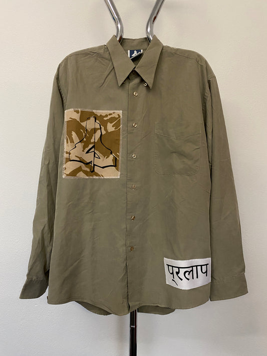 BEIGE PATCHER SHIRT