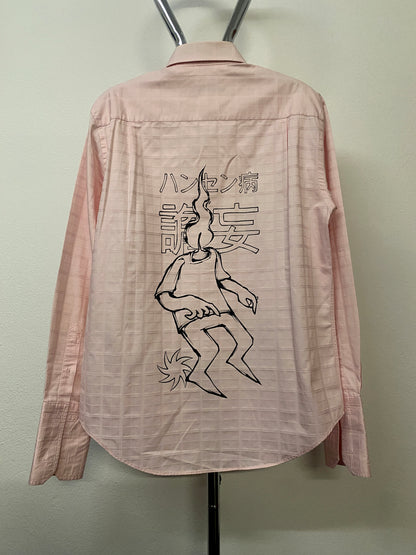 PINK BURNOUT SHIRT
