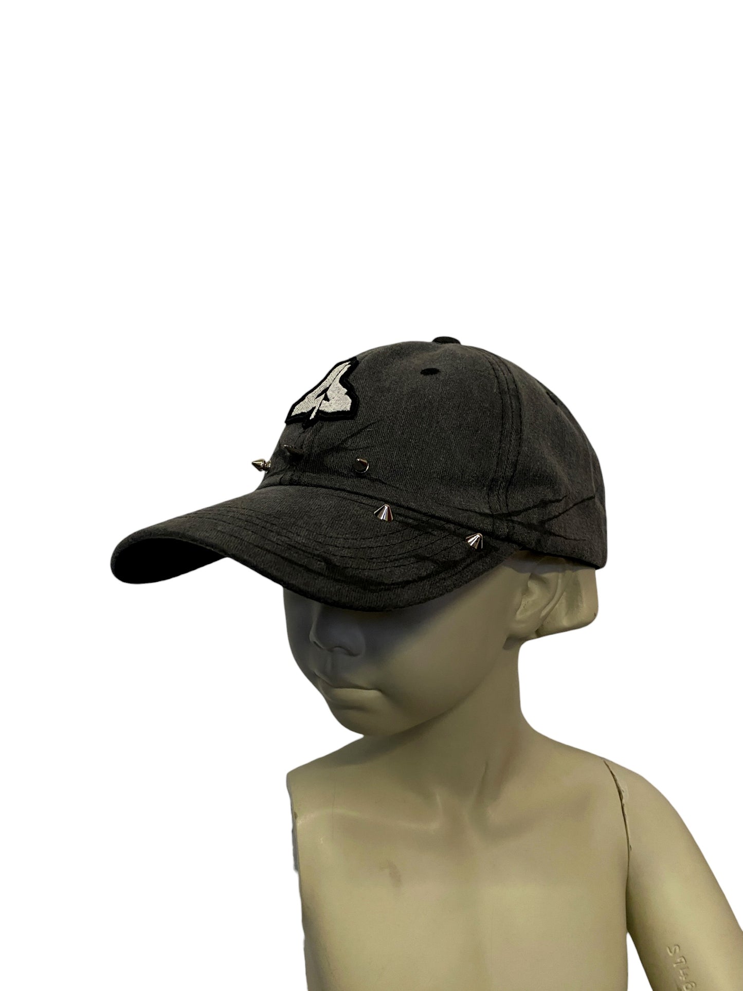GRAY SPIKE LOGO CAP X