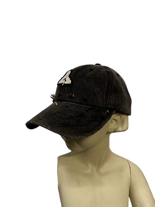 GRAY SPIKE LOGO CAP X