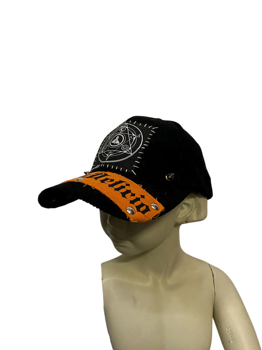 BLACK CORDUROY SPECIAL LOGO CAP III