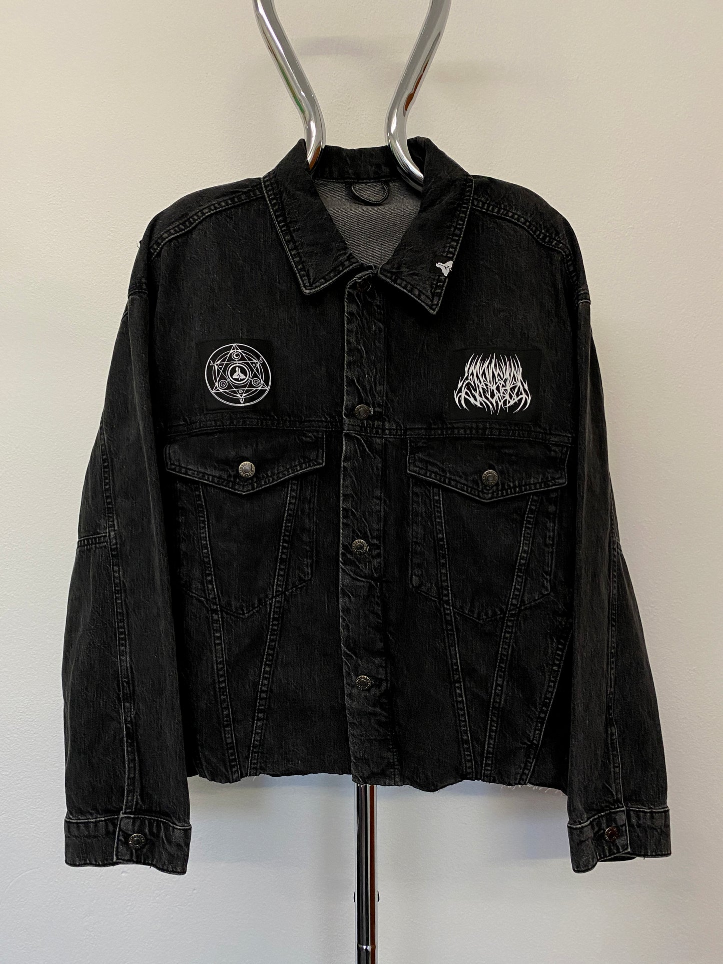 CROPPED DENIM GRIM JACKET