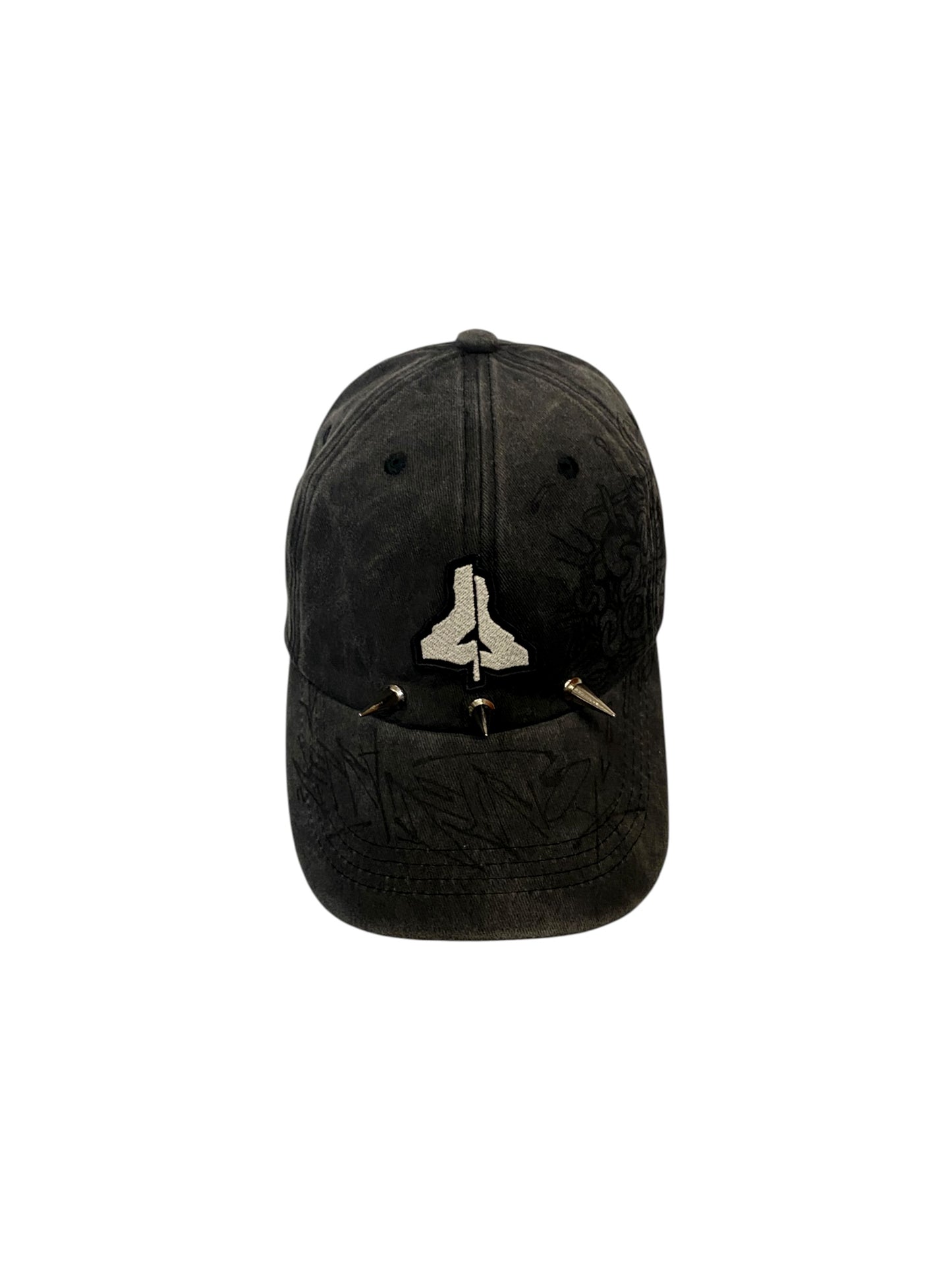 GRAY SPIKE LOGO CAP X