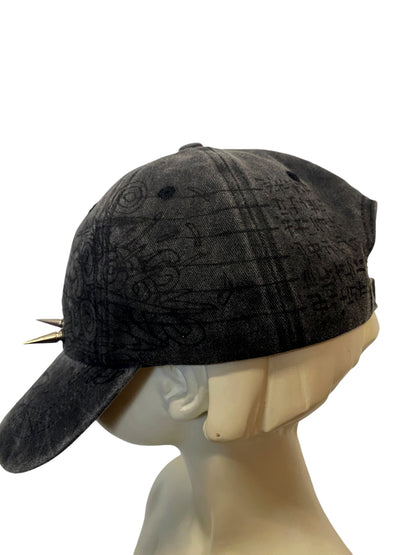 GRAY SPIKE LOGO CAP X