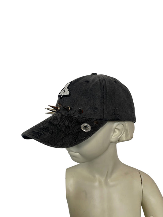 GRAY SPIKE LOGO CAP XI