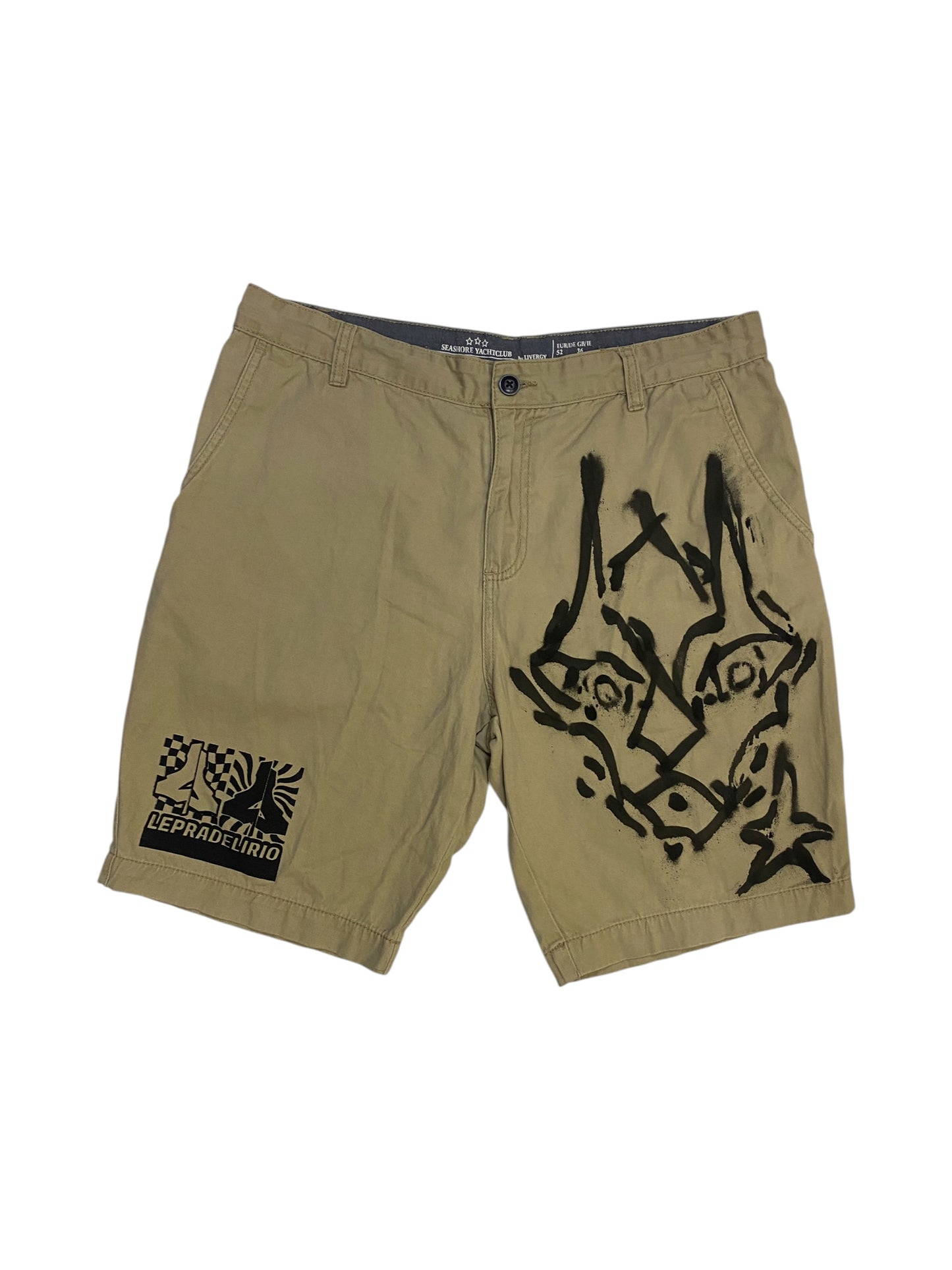 LEPREVIVE BEIGE SHORTS