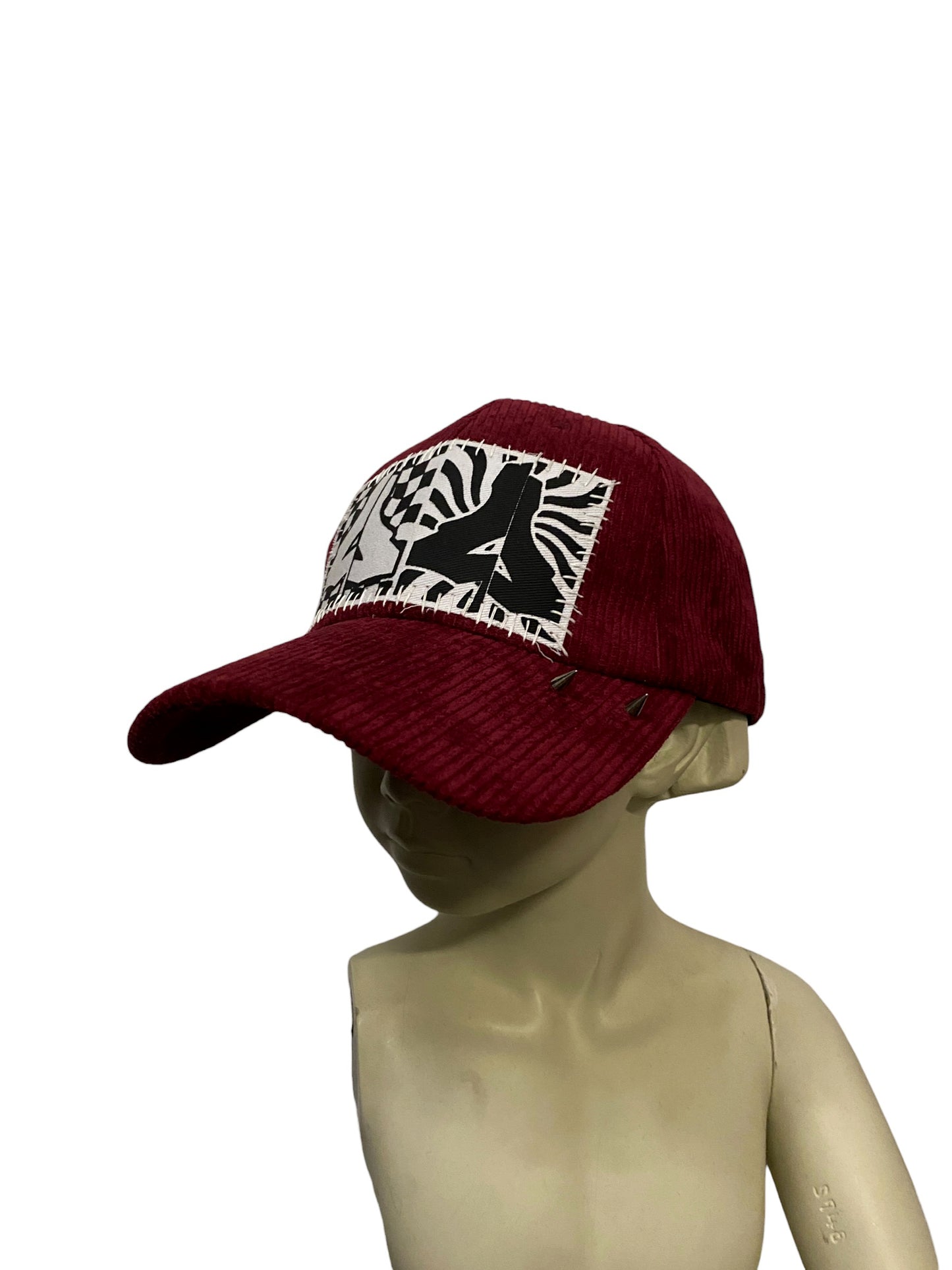 BURGUNDY CORDUROY CRUST CAP