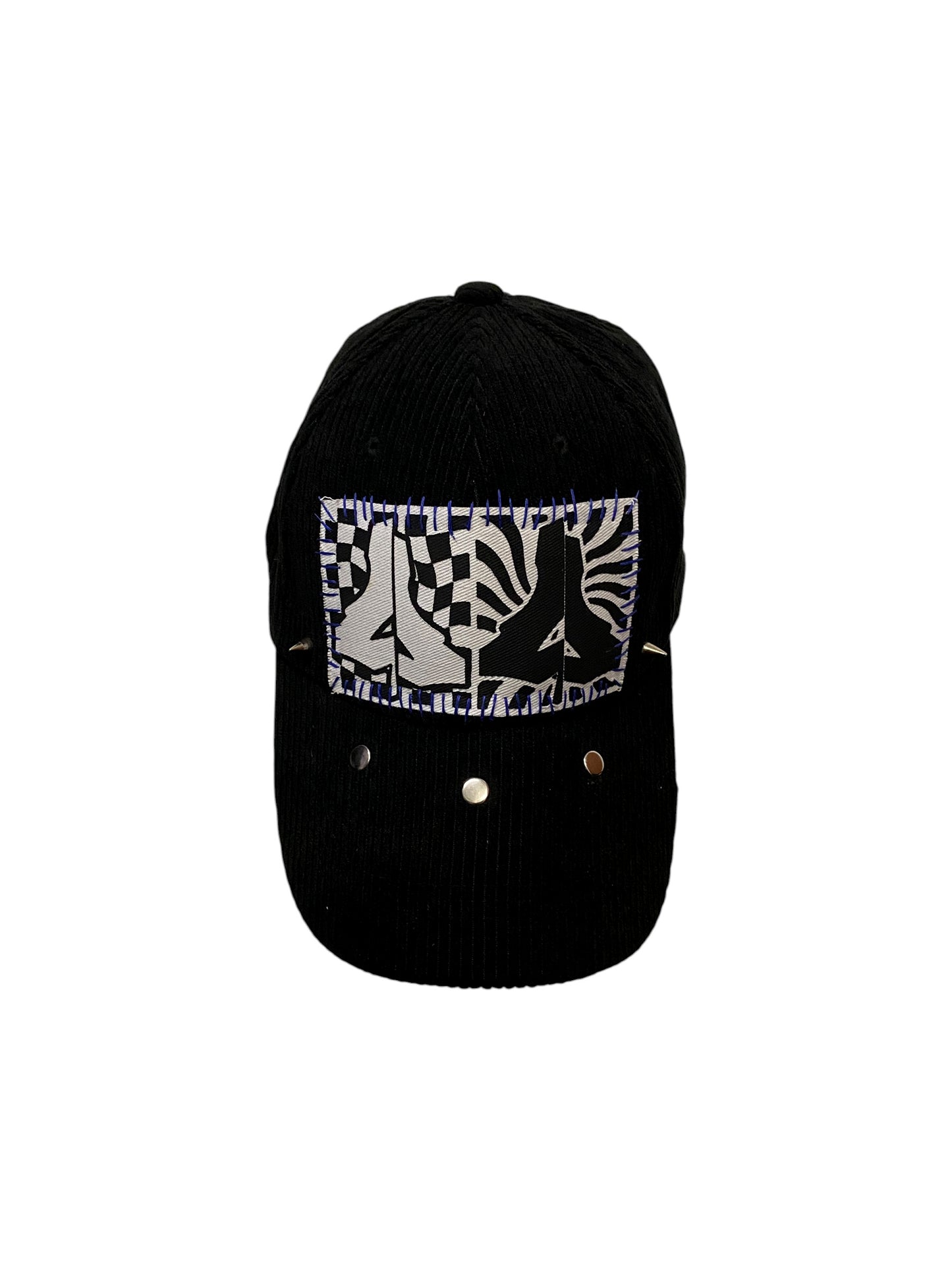 BLACK CORDUROY SPECIAL LOGO CAP IV