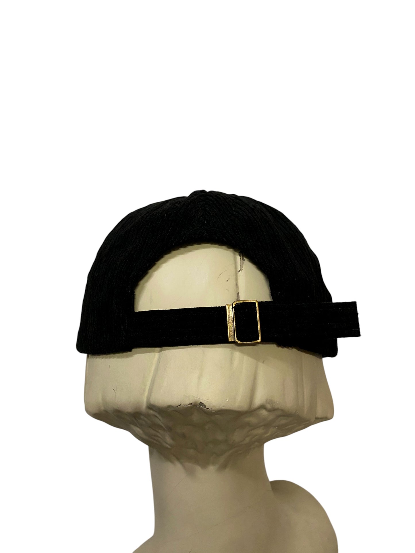 BLACK CORDUROY SPECIAL LOGO CAP IV