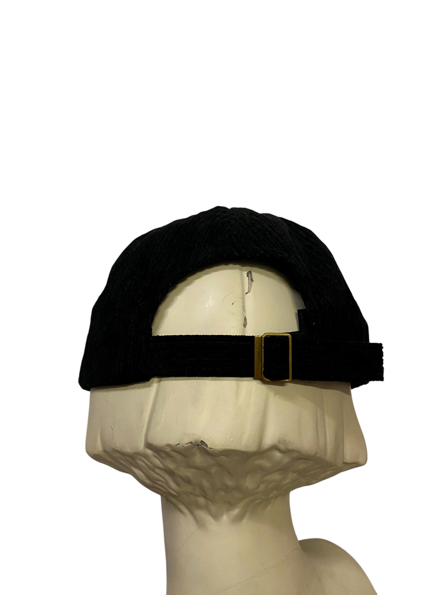 BLACK CORDUROY EASY LOGO CAP