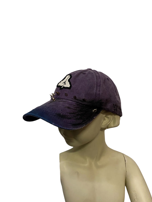WASHED PURPLE LOGO CAP V