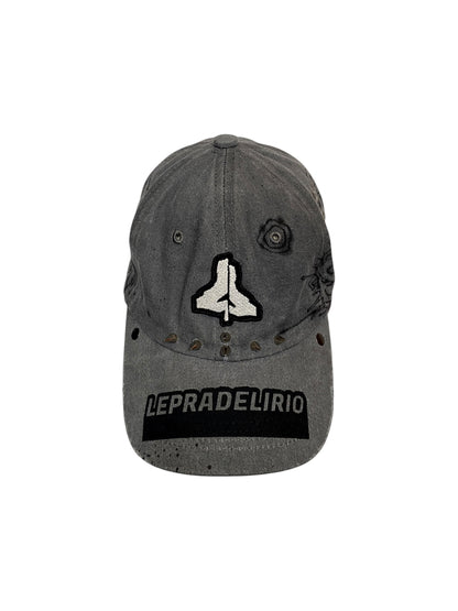 LIGHT GRAY SPIKE LOGO CAP III