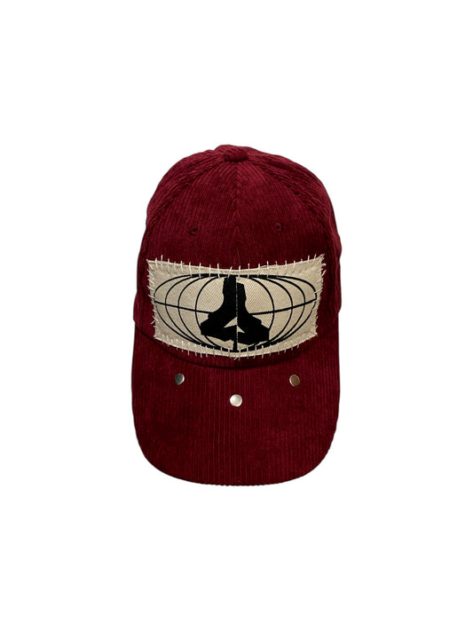 BURGUNDY CORDUROY CRUST CAP III