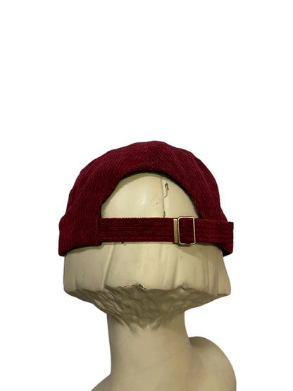 BURGUNDY CORDUROY CRUST CAP II