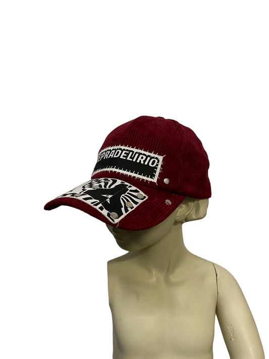 BURGUNDY CORDUROY CRUST CAP IV