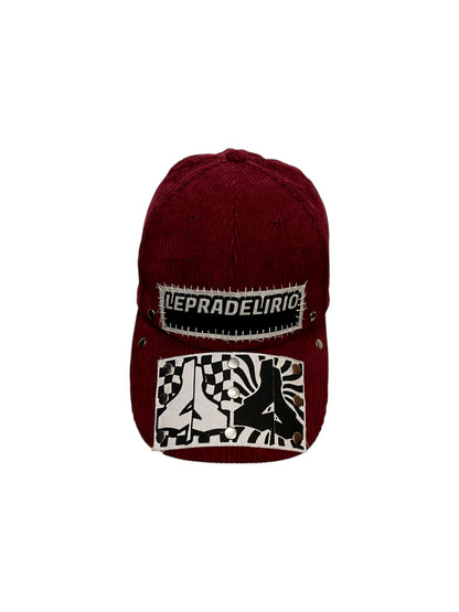 BURGUNDY CORDUROY CRUST CAP IV