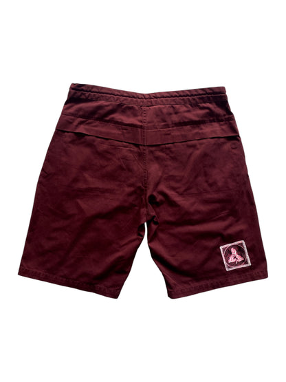 BURGUNDY FINE SHORTS