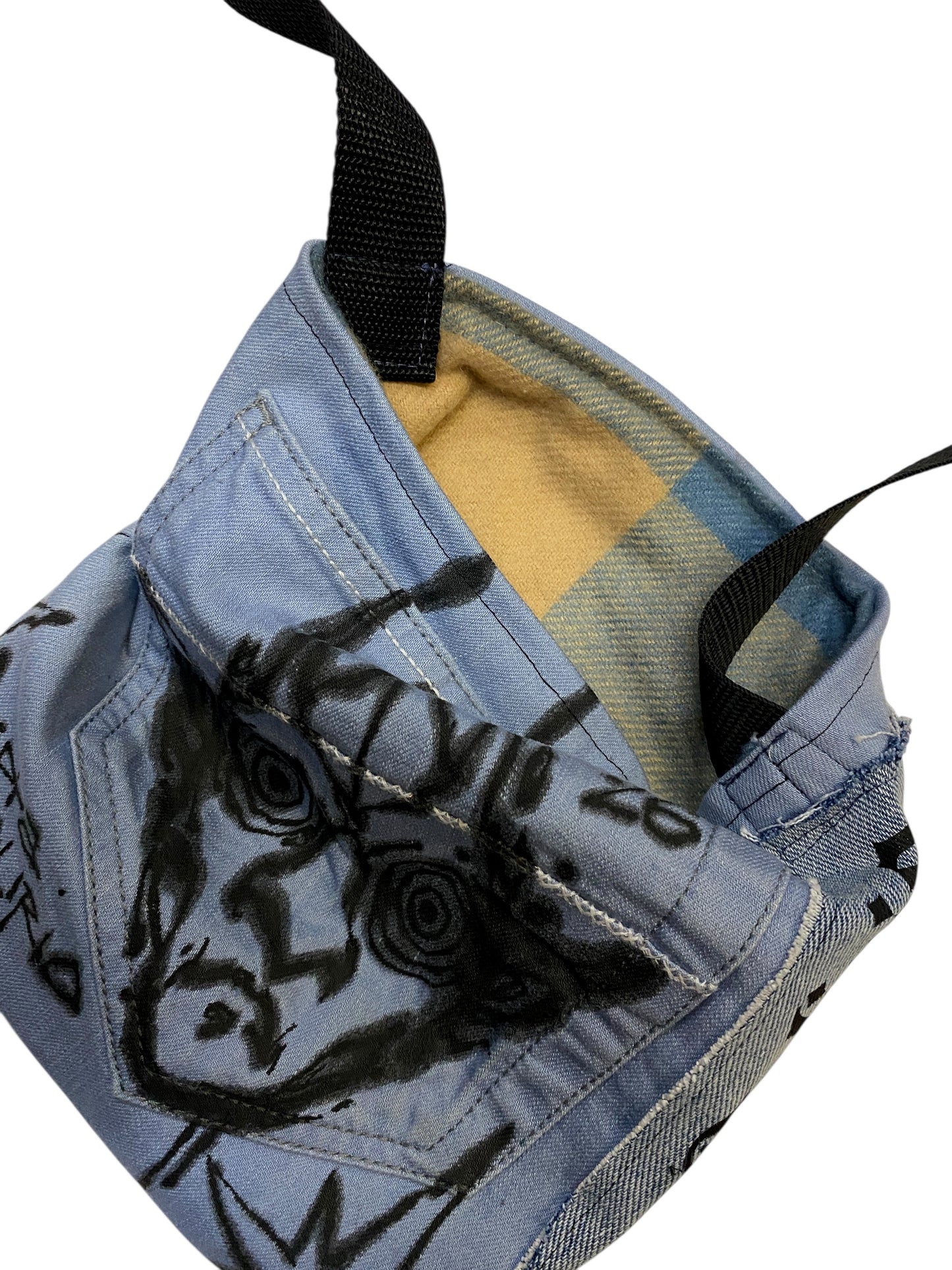 LEPREVIVE JERRYCHO SMALL DENIM BAG