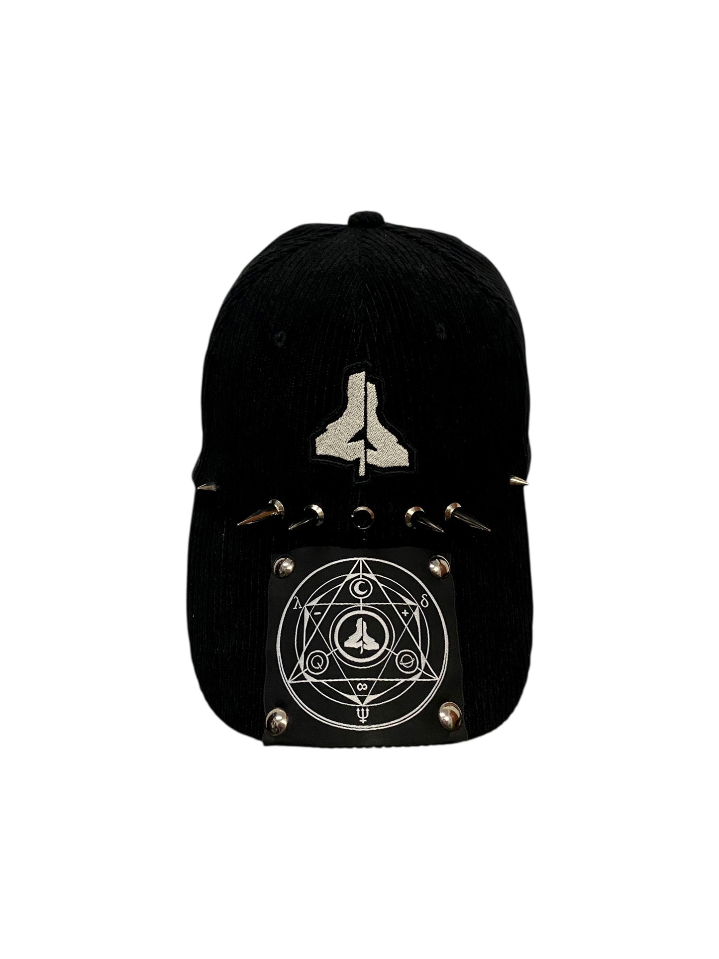BLACK CORDUROY SPECIAL LOGO CAP II